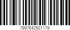 Código de barras (EAN, GTIN, SKU, ISBN): '7897642501179'