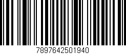 Código de barras (EAN, GTIN, SKU, ISBN): '7897642501940'