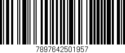 Código de barras (EAN, GTIN, SKU, ISBN): '7897642501957'