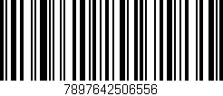 Código de barras (EAN, GTIN, SKU, ISBN): '7897642506556'