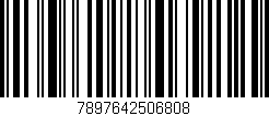 Código de barras (EAN, GTIN, SKU, ISBN): '7897642506808'