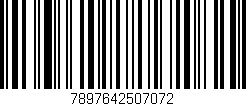 Código de barras (EAN, GTIN, SKU, ISBN): '7897642507072'