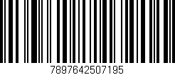 Código de barras (EAN, GTIN, SKU, ISBN): '7897642507195'
