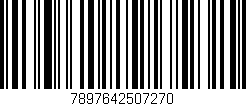 Código de barras (EAN, GTIN, SKU, ISBN): '7897642507270'