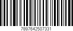 Código de barras (EAN, GTIN, SKU, ISBN): '7897642507331'