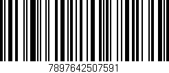 Código de barras (EAN, GTIN, SKU, ISBN): '7897642507591'