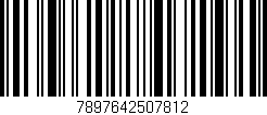 Código de barras (EAN, GTIN, SKU, ISBN): '7897642507812'