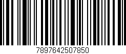 Código de barras (EAN, GTIN, SKU, ISBN): '7897642507850'