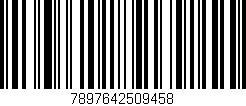 Código de barras (EAN, GTIN, SKU, ISBN): '7897642509458'