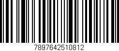 Código de barras (EAN, GTIN, SKU, ISBN): '7897642510812'