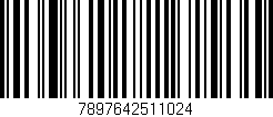 Código de barras (EAN, GTIN, SKU, ISBN): '7897642511024'
