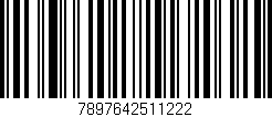 Código de barras (EAN, GTIN, SKU, ISBN): '7897642511222'