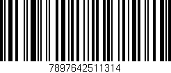 Código de barras (EAN, GTIN, SKU, ISBN): '7897642511314'