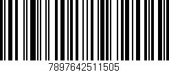 Código de barras (EAN, GTIN, SKU, ISBN): '7897642511505'