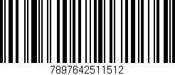Código de barras (EAN, GTIN, SKU, ISBN): '7897642511512'