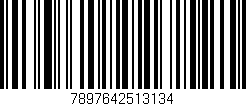 Código de barras (EAN, GTIN, SKU, ISBN): '7897642513134'