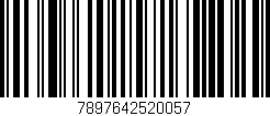 Código de barras (EAN, GTIN, SKU, ISBN): '7897642520057'