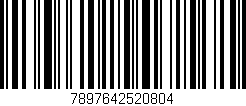 Código de barras (EAN, GTIN, SKU, ISBN): '7897642520804'