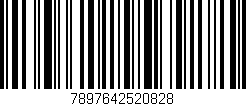 Código de barras (EAN, GTIN, SKU, ISBN): '7897642520828'