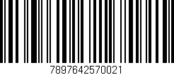 Código de barras (EAN, GTIN, SKU, ISBN): '7897642570021'