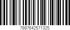 Código de barras (EAN, GTIN, SKU, ISBN): '7897642571325'
