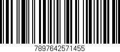 Código de barras (EAN, GTIN, SKU, ISBN): '7897642571455'