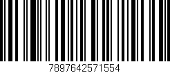 Código de barras (EAN, GTIN, SKU, ISBN): '7897642571554'