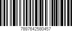 Código de barras (EAN, GTIN, SKU, ISBN): '7897642580457'