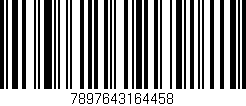 Código de barras (EAN, GTIN, SKU, ISBN): '7897643164458'