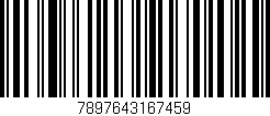 Código de barras (EAN, GTIN, SKU, ISBN): '7897643167459'