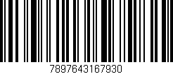 Código de barras (EAN, GTIN, SKU, ISBN): '7897643167930'