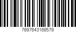 Código de barras (EAN, GTIN, SKU, ISBN): '7897643168579'