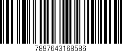 Código de barras (EAN, GTIN, SKU, ISBN): '7897643168586'