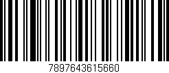 Código de barras (EAN, GTIN, SKU, ISBN): '7897643615660'