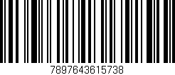 Código de barras (EAN, GTIN, SKU, ISBN): '7897643615738'