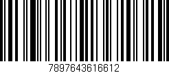 Código de barras (EAN, GTIN, SKU, ISBN): '7897643616612'