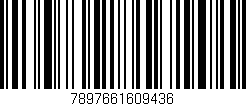 Código de barras (EAN, GTIN, SKU, ISBN): '7897661609436'