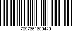 Código de barras (EAN, GTIN, SKU, ISBN): '7897661609443'