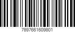 Código de barras (EAN, GTIN, SKU, ISBN): '7897661609801'