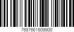 Código de barras (EAN, GTIN, SKU, ISBN): '7897661609900'