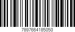 Código de barras (EAN, GTIN, SKU, ISBN): '7897664185050'