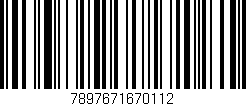 Código de barras (EAN, GTIN, SKU, ISBN): '7897671670112'