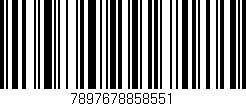 Código de barras (EAN, GTIN, SKU, ISBN): '7897678858551'