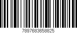 Código de barras (EAN, GTIN, SKU, ISBN): '7897683658825'