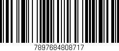Código de barras (EAN, GTIN, SKU, ISBN): '7897684808717'