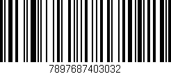 Código de barras (EAN, GTIN, SKU, ISBN): '7897687403032'