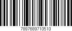 Código de barras (EAN, GTIN, SKU, ISBN): '7897689710510'