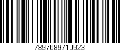 Código de barras (EAN, GTIN, SKU, ISBN): '7897689710923'