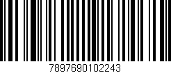 Código de barras (EAN, GTIN, SKU, ISBN): '7897690102243'
