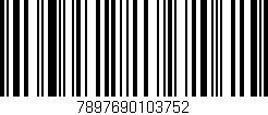Código de barras (EAN, GTIN, SKU, ISBN): '7897690103752'